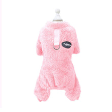 Last inn bildet i Galleri-visningsprogrammet, Fleece Kjæledyr Elastisk jumpsuit med Pull Ring