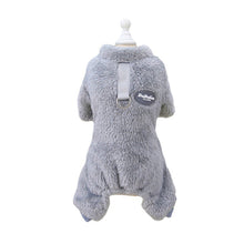 Last inn bildet i Galleri-visningsprogrammet, Fleece Kjæledyr Elastisk jumpsuit med Pull Ring