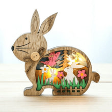 Last inn bildet i Galleri-visningsprogrammet, Wooden Easter Decoration with LED Light