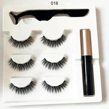 Last inn bildet i Galleri-visningsprogrammet, Magnetiske øyevipper med eyeliner