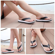 Last inn bildet i Galleri-visningsprogrammet, Myke regnbue flip-flop sandaler for kvinner