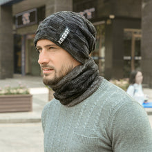 Last inn bildet i Galleri-visningsprogrammet, Fleece knitted scarf hat set