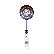 Last inn bildet i Galleri-visningsprogrammet, 'You are Safe with ME' emaljert brosjepinner anheng