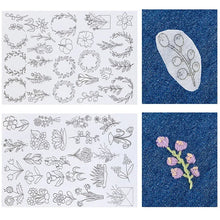 Last inn bildet i Galleri-visningsprogrammet, Broderitrykt papirsett