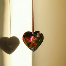 Last inn bildet i Galleri-visningsprogrammet, Hengende hjerte Suncatcher Prisme Crafts