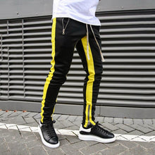 Last inn bildet i Galleri-visningsprogrammet, Sidestripe GlidelÄs Lomme Skinny Joggebukse
