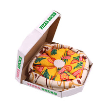 Last inn bildet i Galleri-visningsprogrammet, 4 par kreativ pizzasokker i pizzaboks