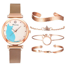 Last inn bildet i Galleri-visningsprogrammet, kvinners kattur armbÄnd sett