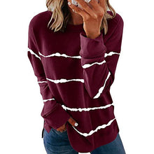 Last inn bildet i Galleri-visningsprogrammet, Kvinner Casual Stripe Pullover
