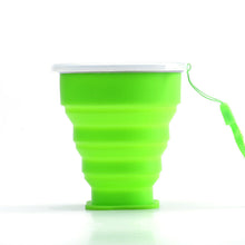 Last inn bildet i Galleri-visningsprogrammet, Saker Silikon Folding Camping Cup med lokk
