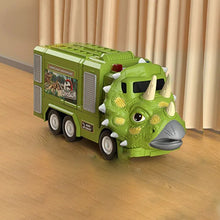 Last inn bildet i Galleri-visningsprogrammet, 🦖Nytt Dinosaur Transforming Engineering Truck Track-lekesett med lys og musikk