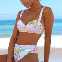 Last inn bildet i Galleri-visningsprogrammet, Sexy og fasjonable bikini med blomstertrykk