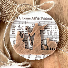 Last inn bildet i Galleri-visningsprogrammet, Julekrybbe med noter