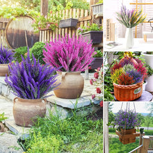 Last inn bildet i Galleri-visningsprogrammet, Utendørs kunstige lavendelblomster