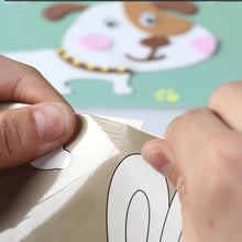 Last inn bildet i Galleri-visningsprogrammet, DIY Kids Animal Håndlagde klistremerker