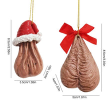 Last inn bildet i Galleri-visningsprogrammet, Morsom 3D Balls Juletre Ornament