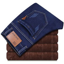 Last inn bildet i Galleri-visningsprogrammet, Male Loose Stretchy Denim Straight Pants