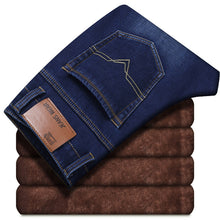 Last inn bildet i Galleri-visningsprogrammet, Male Loose Stretchy Denim Straight Pants