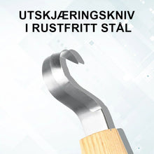 Last inn bildet i Galleri-visningsprogrammet, Kurvet Utskjærings Kniv
