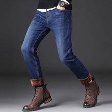 Last inn bildet i Galleri-visningsprogrammet, Male Loose Stretchy Denim Straight Pants