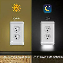 Last inn bildet i Galleri-visningsprogrammet, Outlet Wall Plate With Night Lights