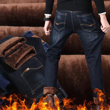 Last inn bildet i Galleri-visningsprogrammet, Male Loose Stretchy Denim Straight Pants