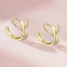 Last inn bildet i Galleri-visningsprogrammet, Minimalistiske Twist Wrap Crawler Climber Cuff øredobber