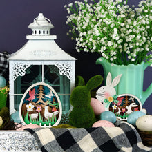 Last inn bildet i Galleri-visningsprogrammet, Wooden Easter Decoration with LED Light