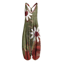 Last inn bildet i Galleri-visningsprogrammet, Women Summer Pattern Sleeveless Harem Jumpsuit