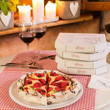 Last inn bildet i Galleri-visningsprogrammet, 4 par kreativ pizzasokker i pizzaboks