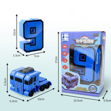 Last inn bildet i Galleri-visningsprogrammet, Leketøysdeformasjon Number Transform Robot