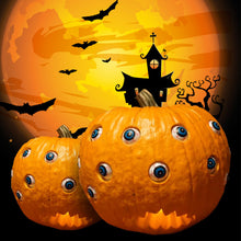Last inn bildet i Galleri-visningsprogrammet, Skremmende Halloween-gresskar