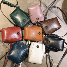 Last inn bildet i Galleri-visningsprogrammet, Oil Waxed Leather Small Bag