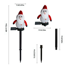 Last inn bildet i Galleri-visningsprogrammet, Vanntett Solar Snowman lampe