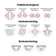 Last inn bildet i Galleri-visningsprogrammet, Vaskbare sanitetsbind laget av bambuskull