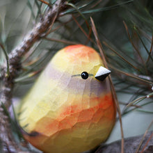 Last inn bildet i Galleri-visningsprogrammet, Fat Chirp Bird Wood Carving Ornament
