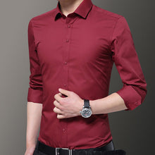 Last inn bildet i Galleri-visningsprogrammet, Slim fit stretchy herreskjorte