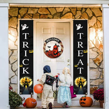 Last inn bildet i Galleri-visningsprogrammet, Halloween Wooden Welcome Hanging Sign