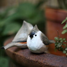 Last inn bildet i Galleri-visningsprogrammet, Fat Chirp Bird Wood Carving Ornament