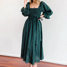 Last inn bildet i Galleri-visningsprogrammet, French Ruffled Lantern Sleeves Multi-wear kjole med rysjermer
