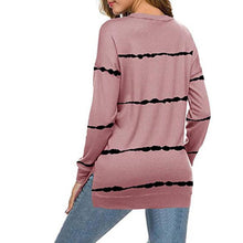 Last inn bildet i Galleri-visningsprogrammet, Kvinner Casual Stripe Pullover