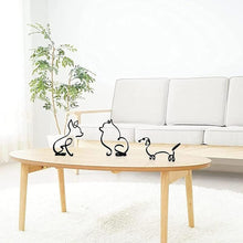 Last inn bildet i Galleri-visningsprogrammet, Hund minimalistisk kunst skulptur