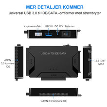 Last inn bildet i Galleri-visningsprogrammet, USB 3.0 til IDE / SATA -ADAPTER