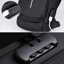 Last inn bildet i Galleri-visningsprogrammet, USB Charging Sports Sling Anti-tyveri skulderveske