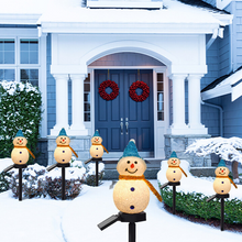 Last inn bildet i Galleri-visningsprogrammet, Vanntett Solar Snowman lampe