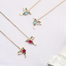 Last inn bildet i Galleri-visningsprogrammet, Elegante Hummingbird øredobber for kvinner