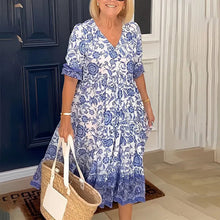 Last inn bildet i Galleri-visningsprogrammet, Lady Summer V-hals Bohemian Dress