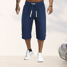 Last inn bildet i Galleri-visningsprogrammet, Cotton and Linen Five Point Tie Shorts