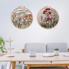 Last inn bildet i Galleri-visningsprogrammet, Blomstersett for broderibøyler for nybegynnere