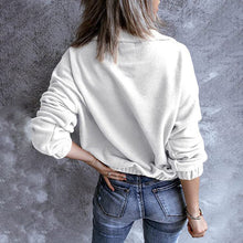 Last inn bildet i Galleri-visningsprogrammet, Uformell langermet sweatshirt med glidelås